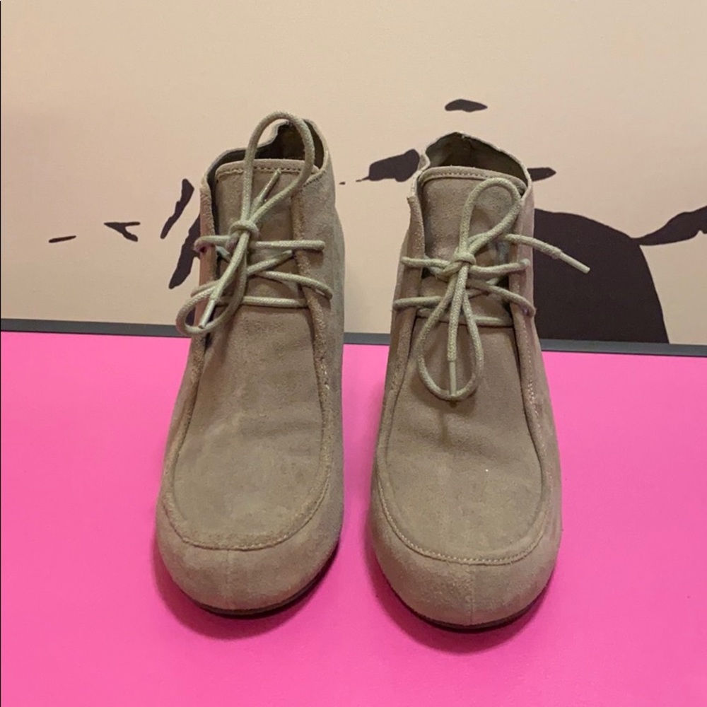 Dolce Vita Suede Wedged Booties